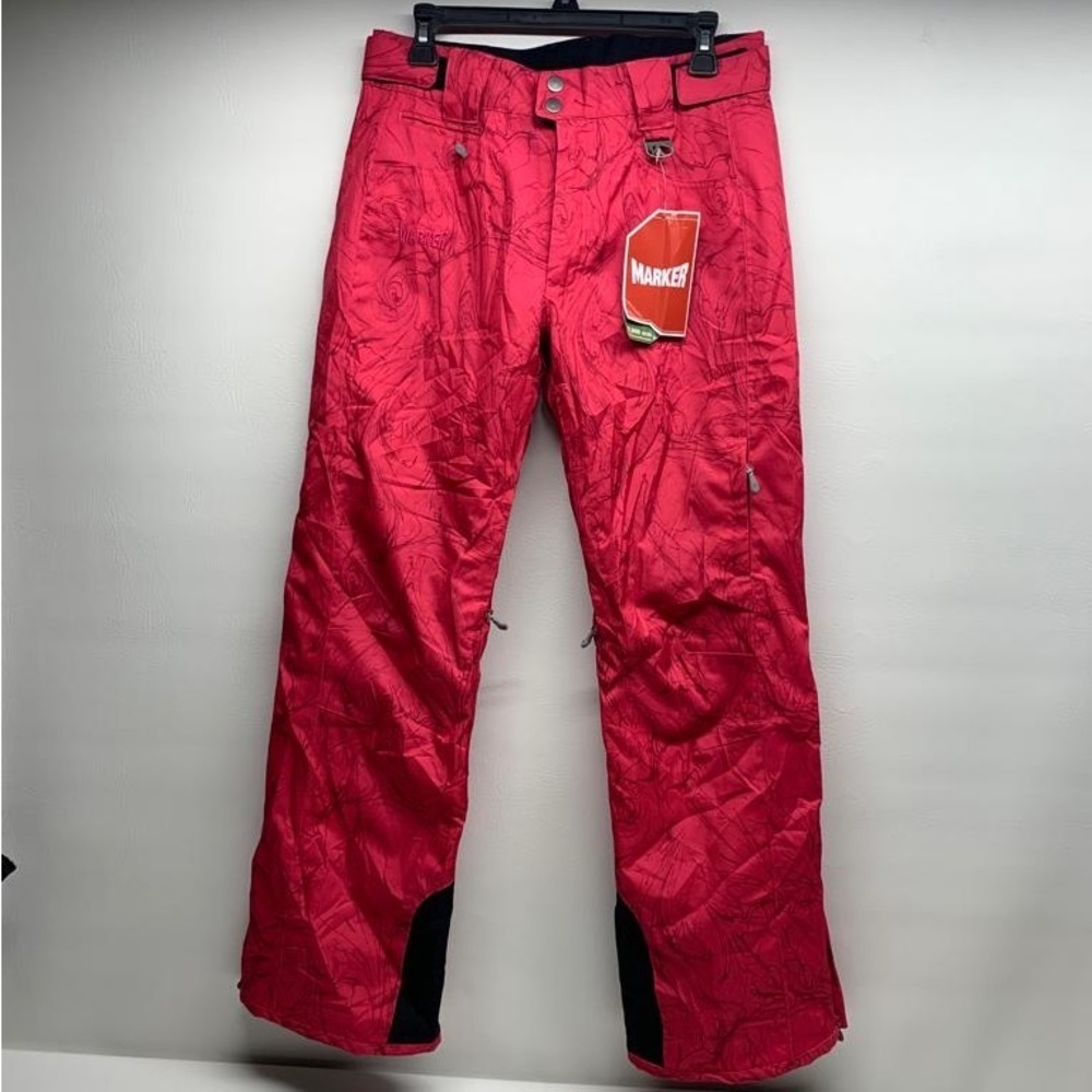 MARKER SKI PANTS marble pink size 6 NWT